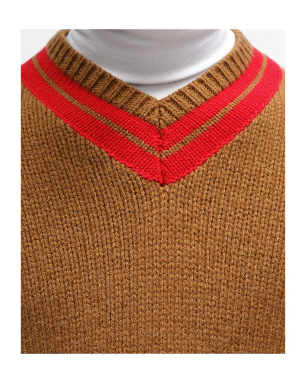 Céline Brown V-Neck Sweater for men