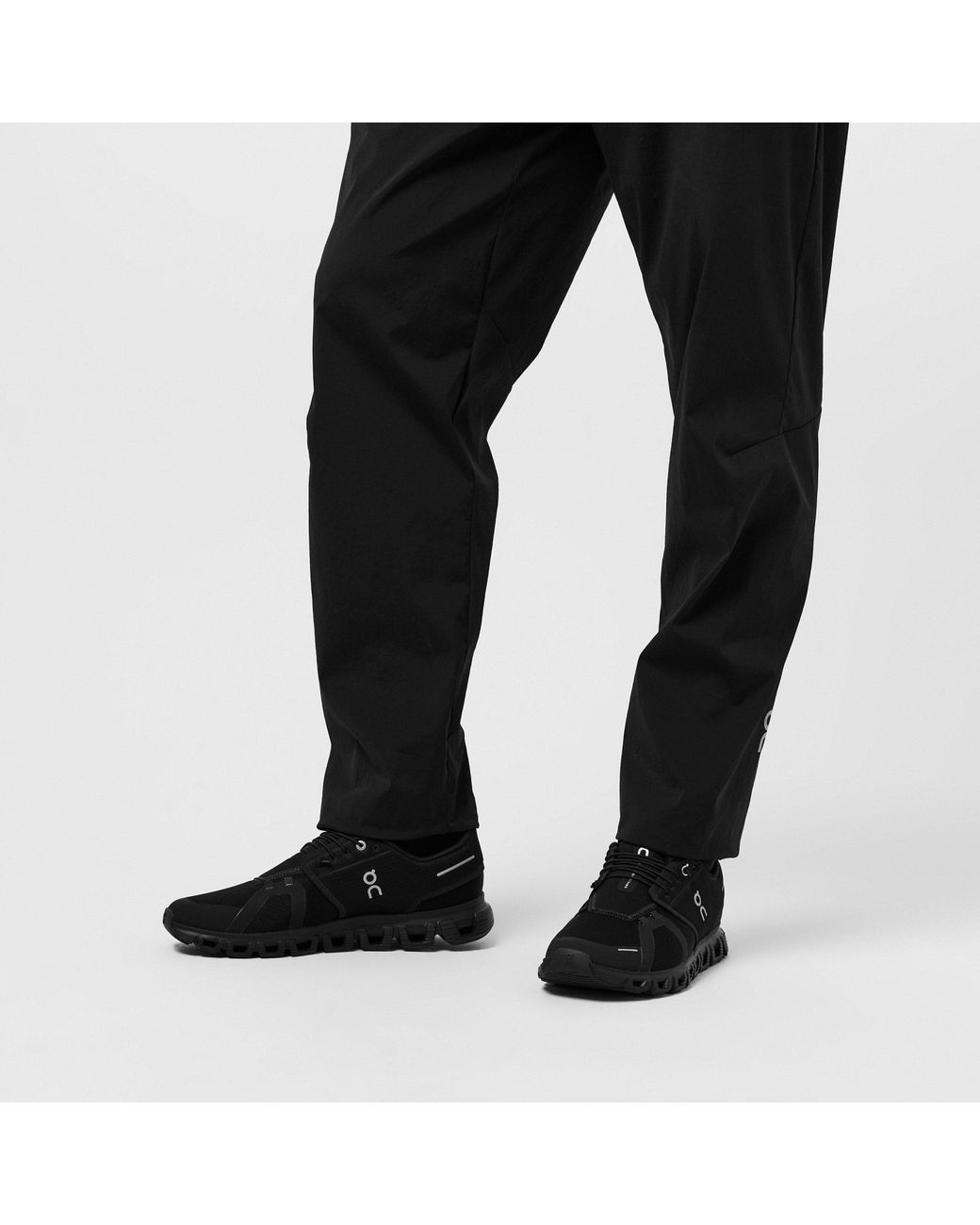 On Shoes Black Mesh Lace-Up Sneakers for men