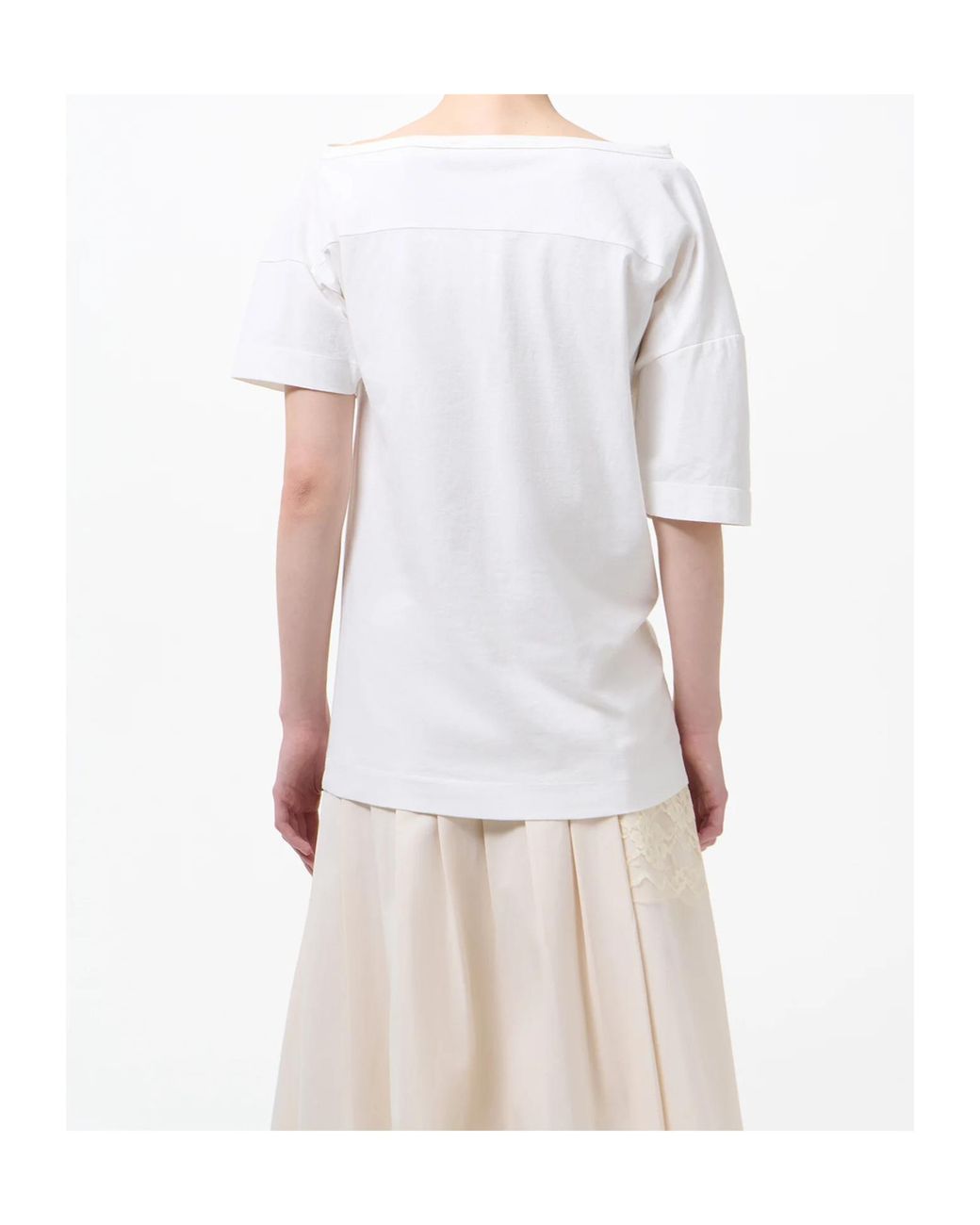 Our Legacy White Slant Graphic T-Shirt