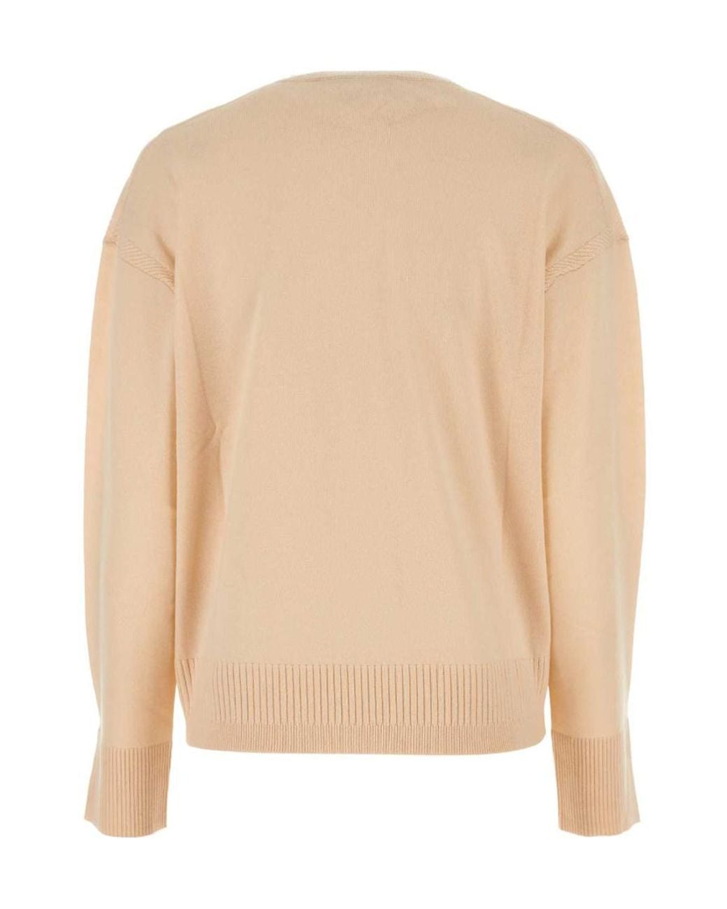 Stella McCartney Natural Iconics Crewneck Long-Sleeved Jumper