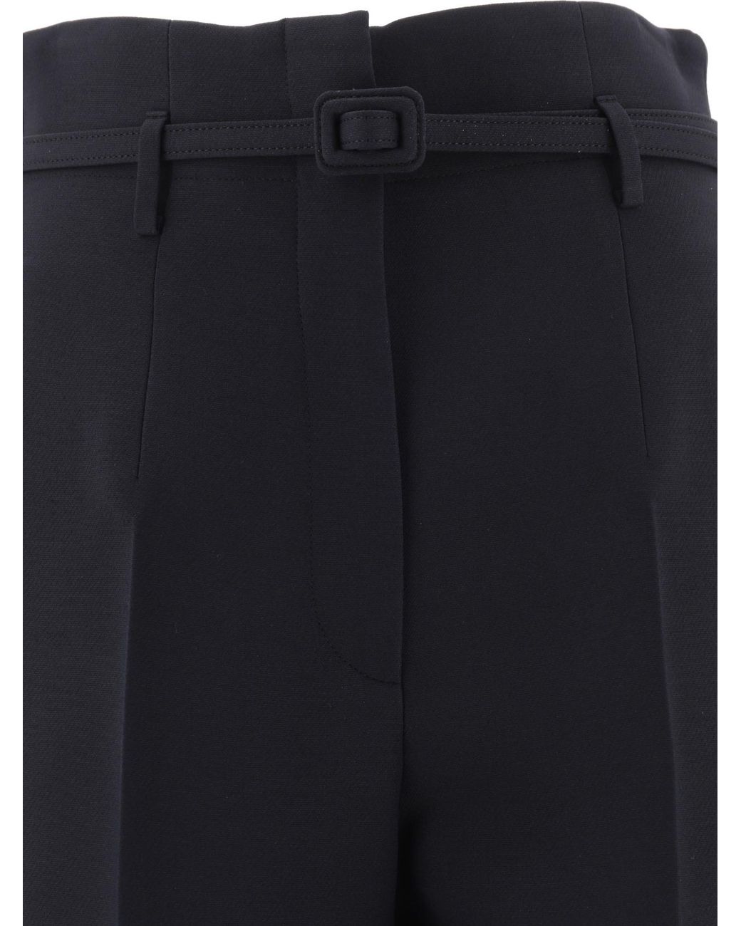 Dior Black Wool Casual Pants