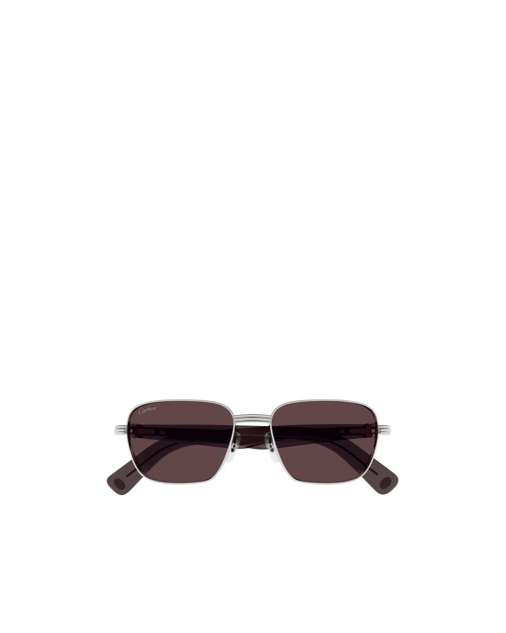 Cartier Brown Metal Sunglasses for men