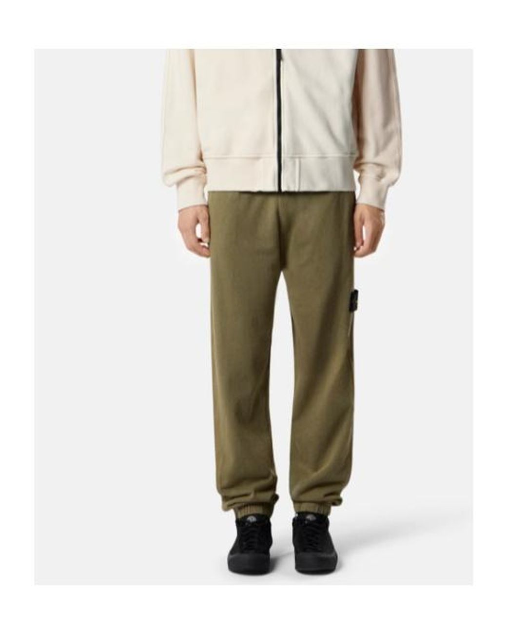 Stone Island Green Compass-Badge Track Pants for men