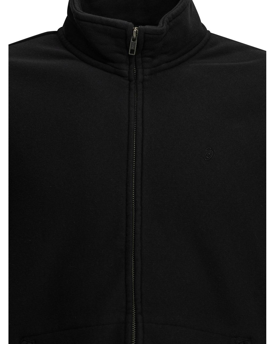 Stussy Blue Stüssy Zip-Up Funnel-Neck Sweatshirt for men