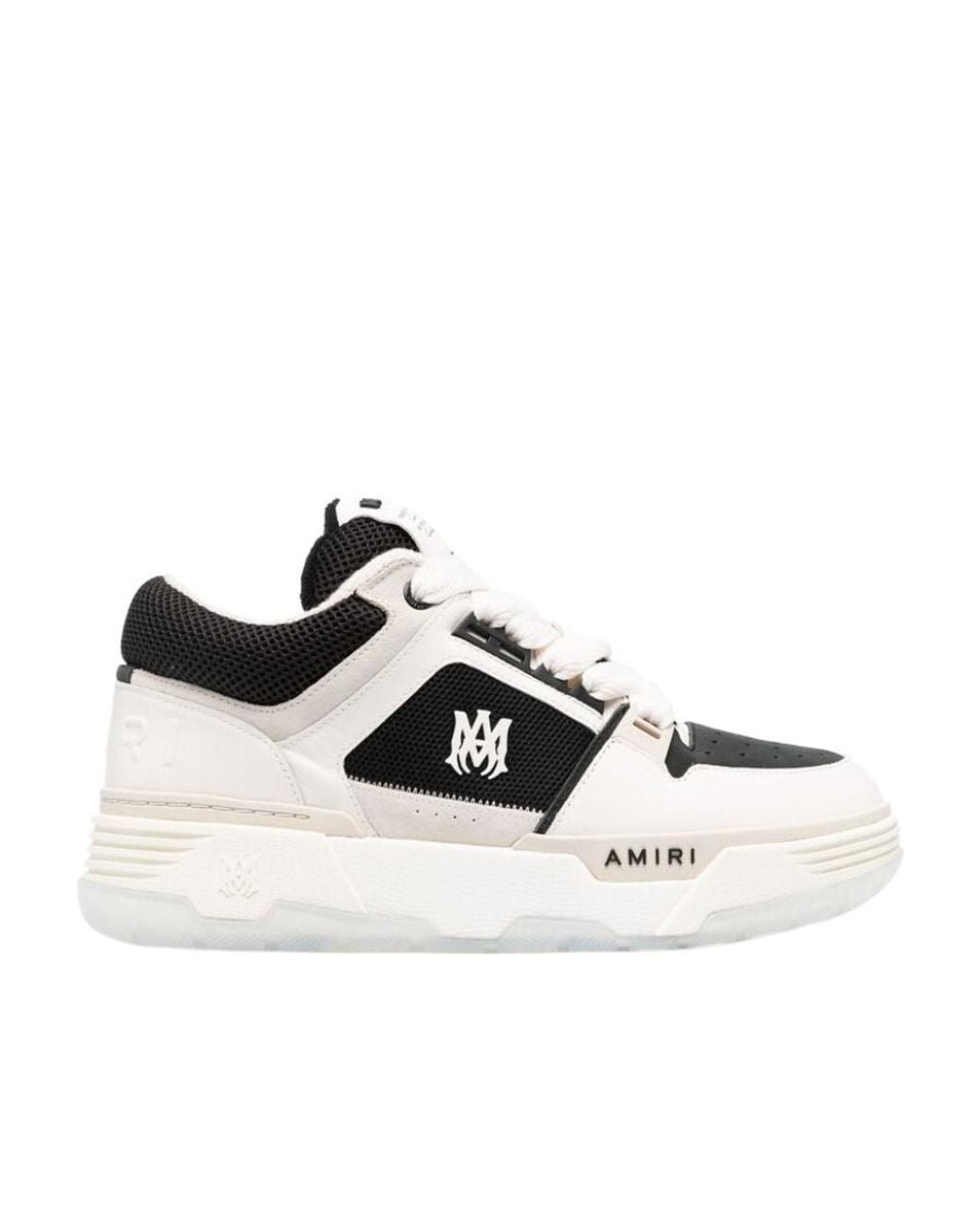 Amiri White Color-Block Low-Top Sneakers for men