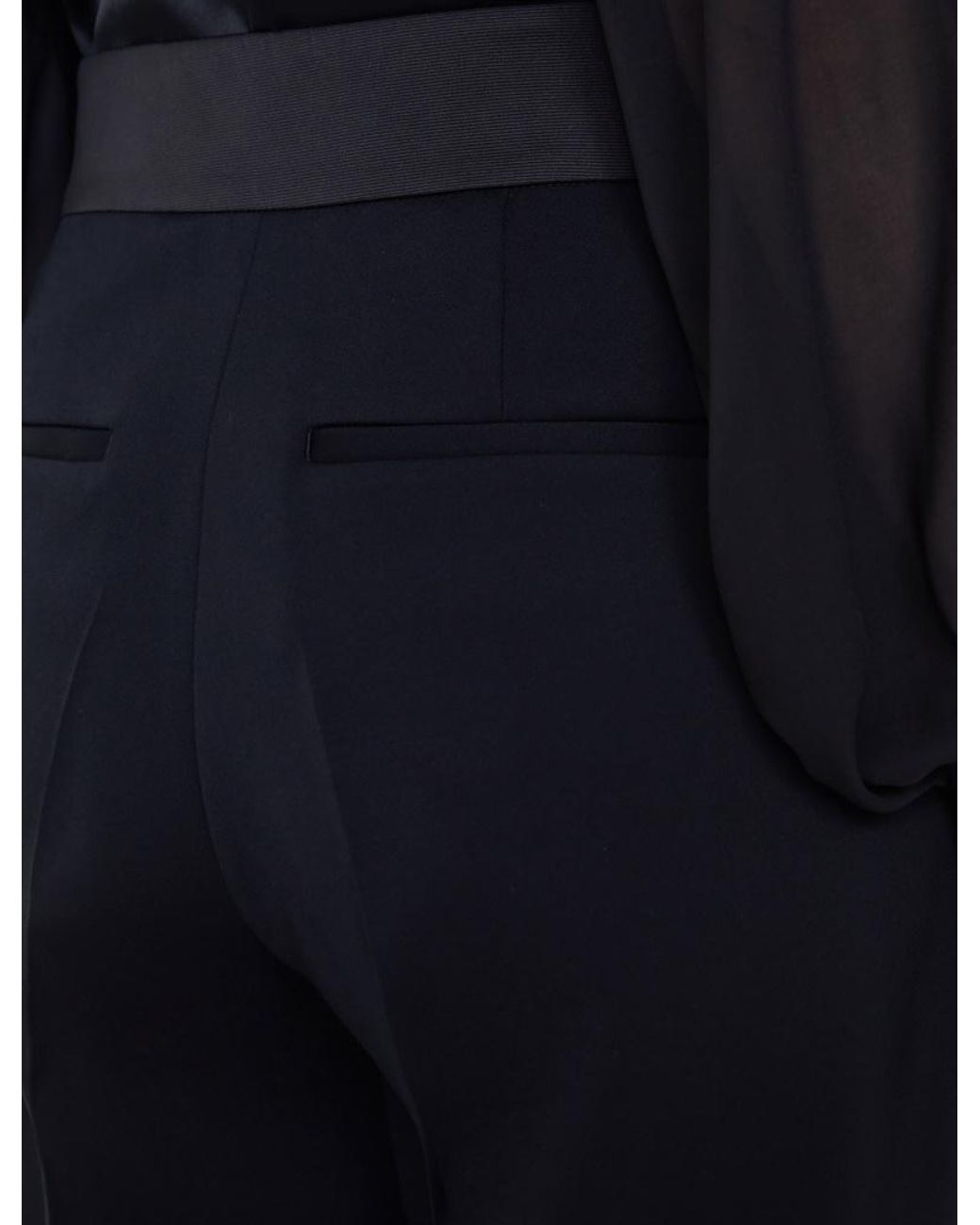 Joseph Blue Aix Seam Detail Tailored Trousers