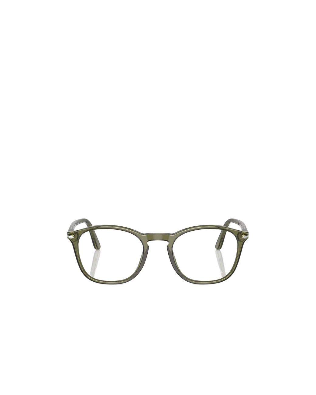 Persol Metallic Square Frame Glasses for men