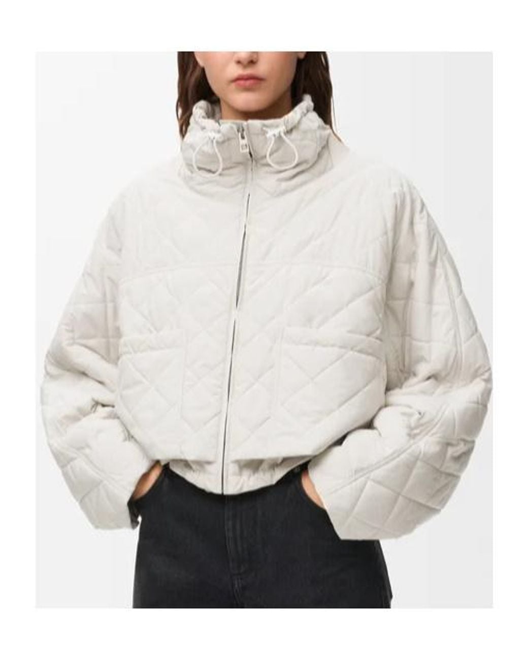 Loewe White Quilted Jacket