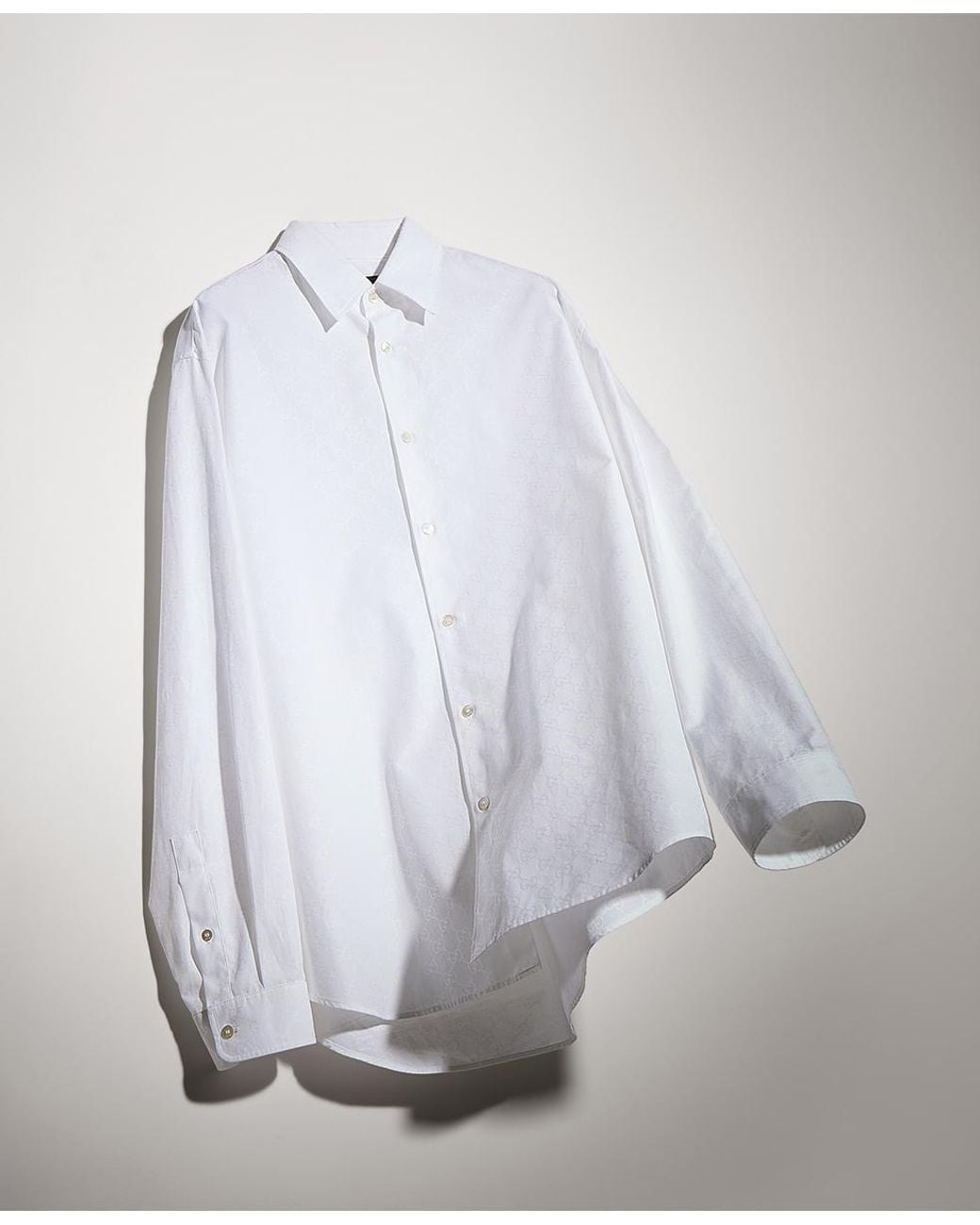 Gucci White Gg Shirt for men