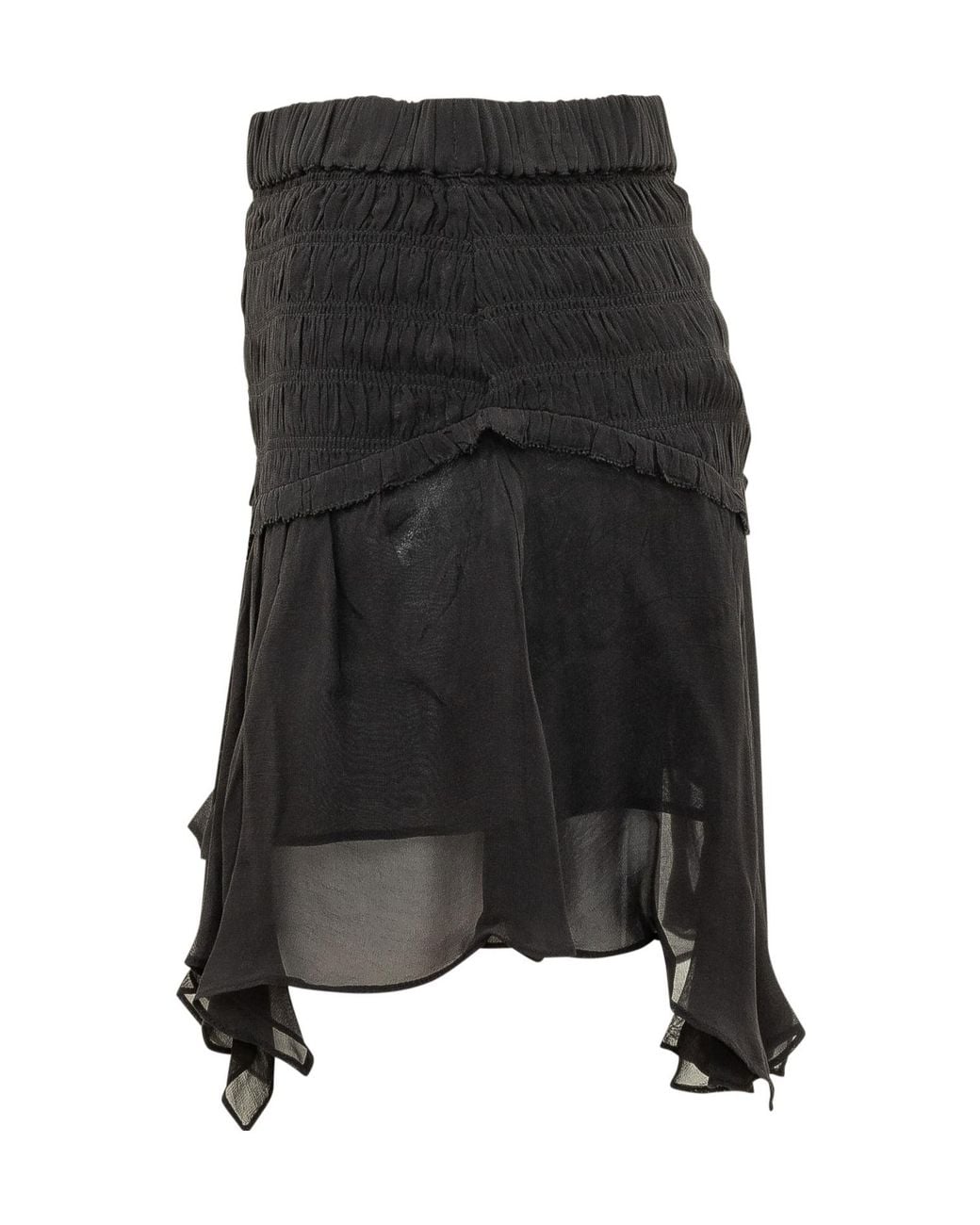 Isabel Marant Black Isabel Marant Étoile Fiala Ruffled Skirt