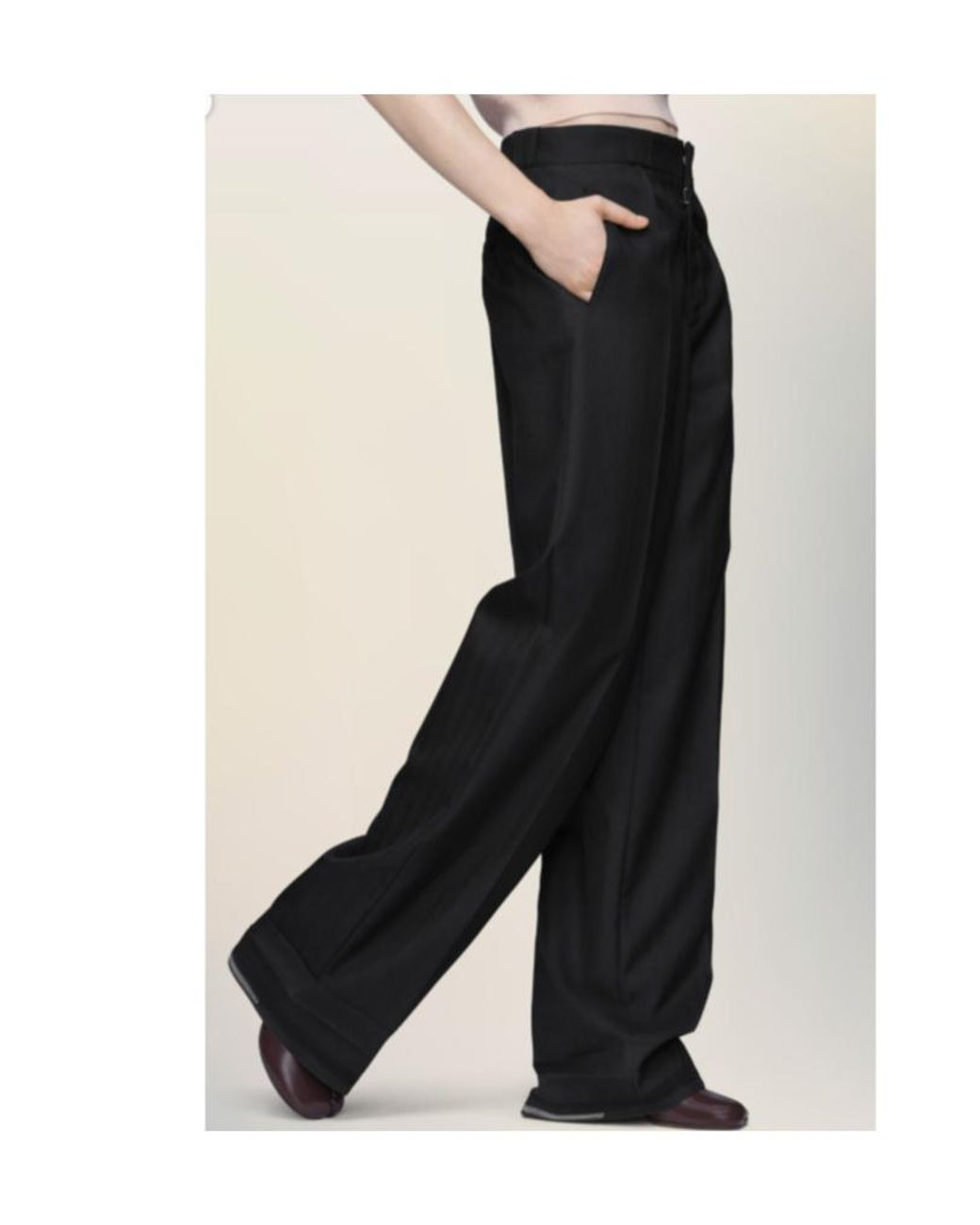 Maison Margiela Black Tailored Trousers