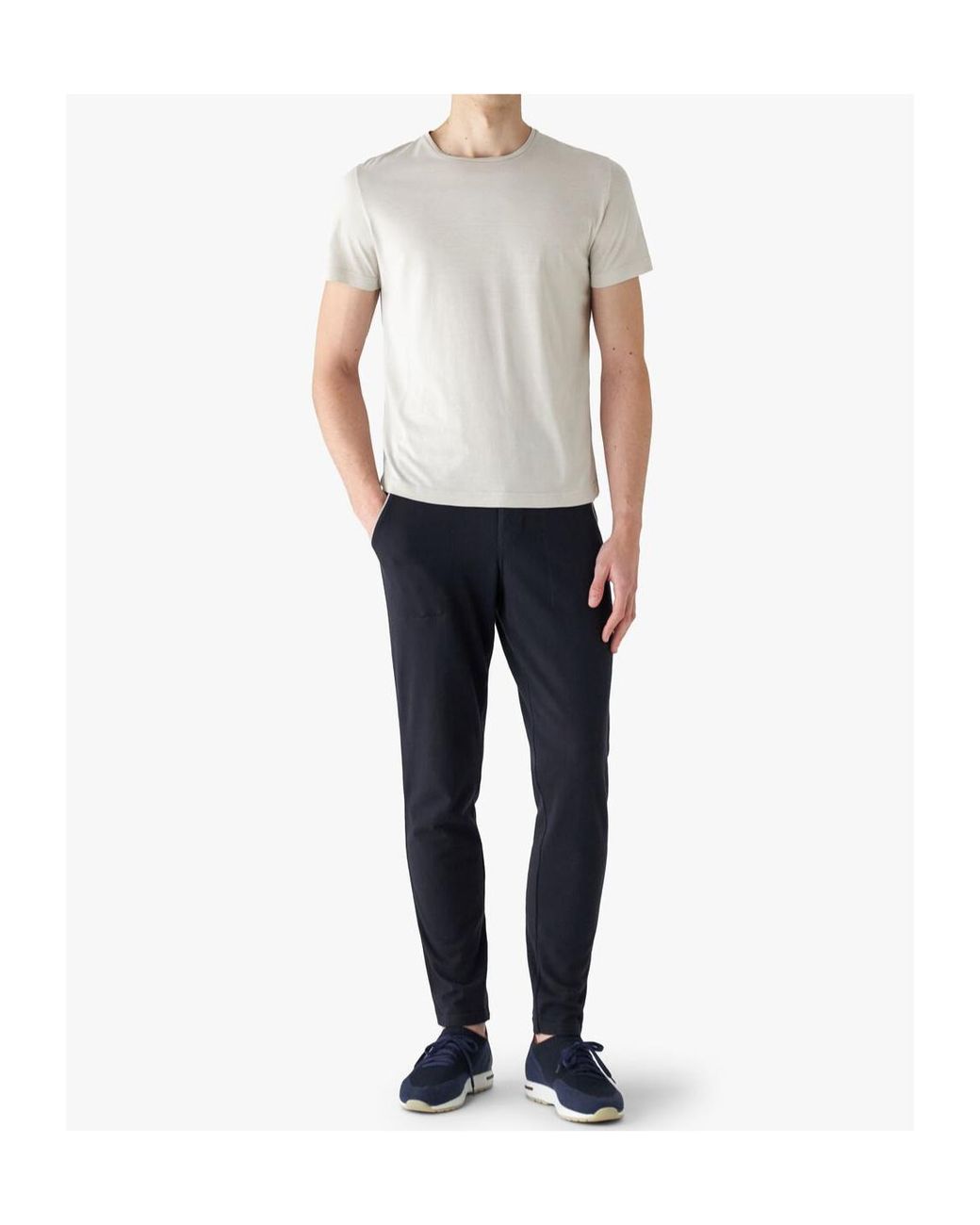 Loro Piana White Short-Sleeved Jersey T-Shirt for men