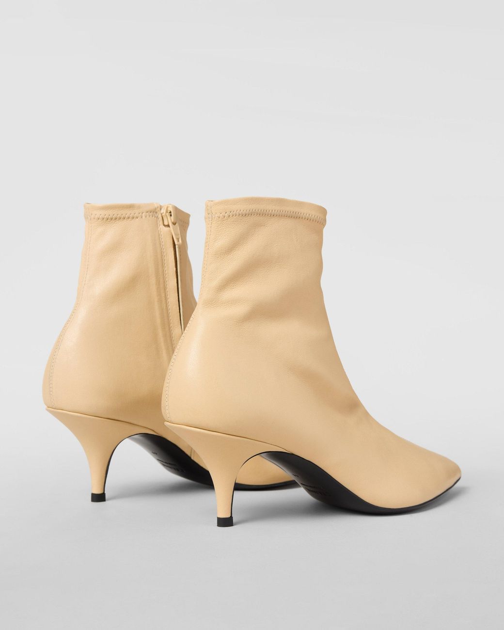 Céline Natural Shiny Leather Sock Booty