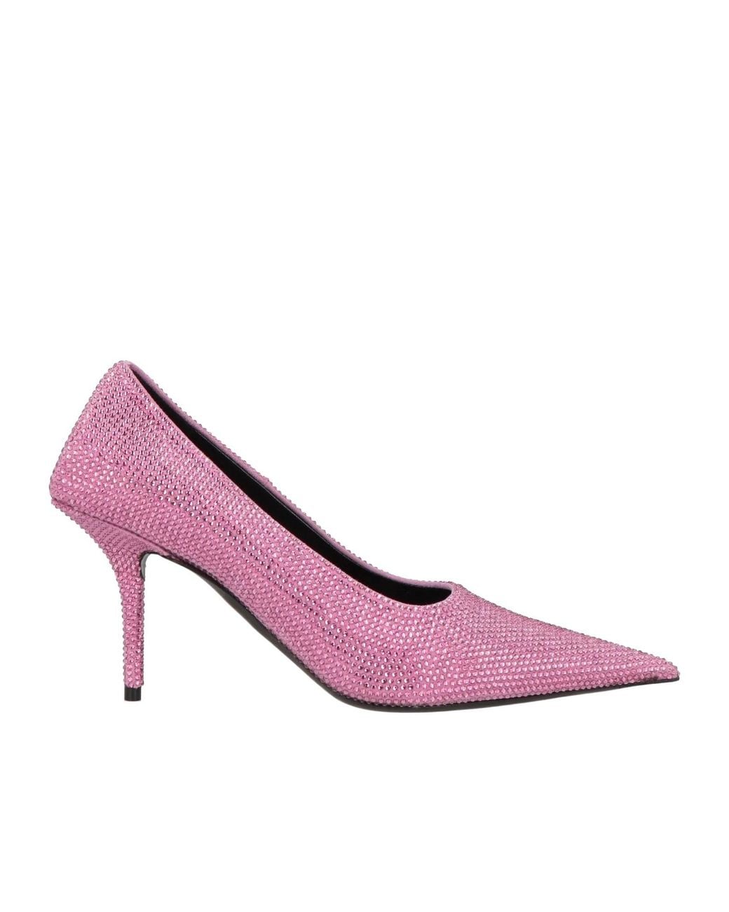 Balenciaga Pink Plain Colour Court