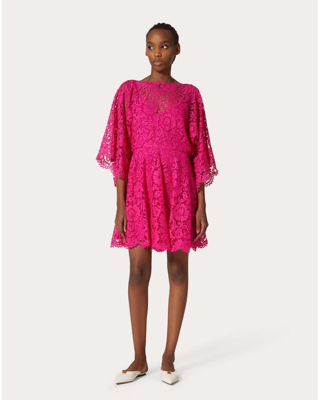 Valentino Pink Lace Dress