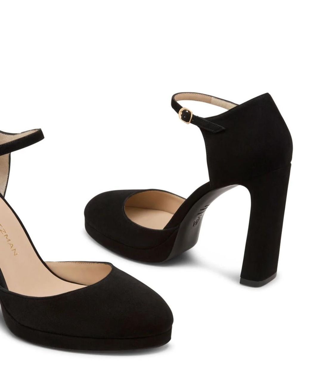 Stuart Weitzman Black Babette Platform Pump
