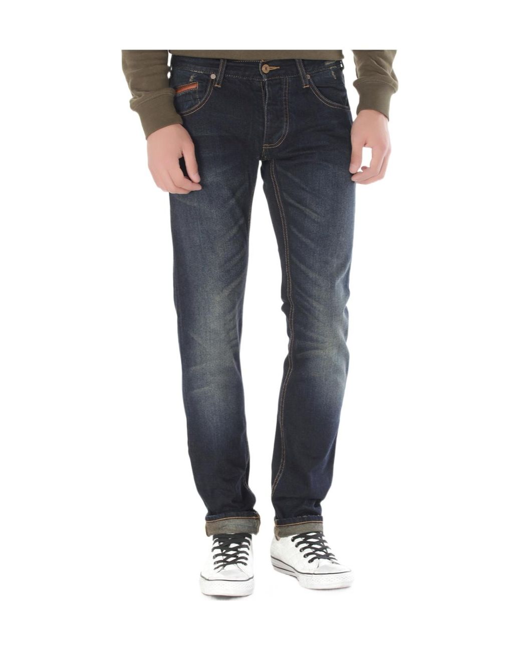 Armani Jeans Blue Straight Jeans for men