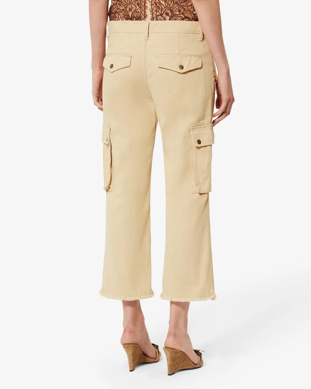 Isabel Marant Natural Josine Cargo Pants