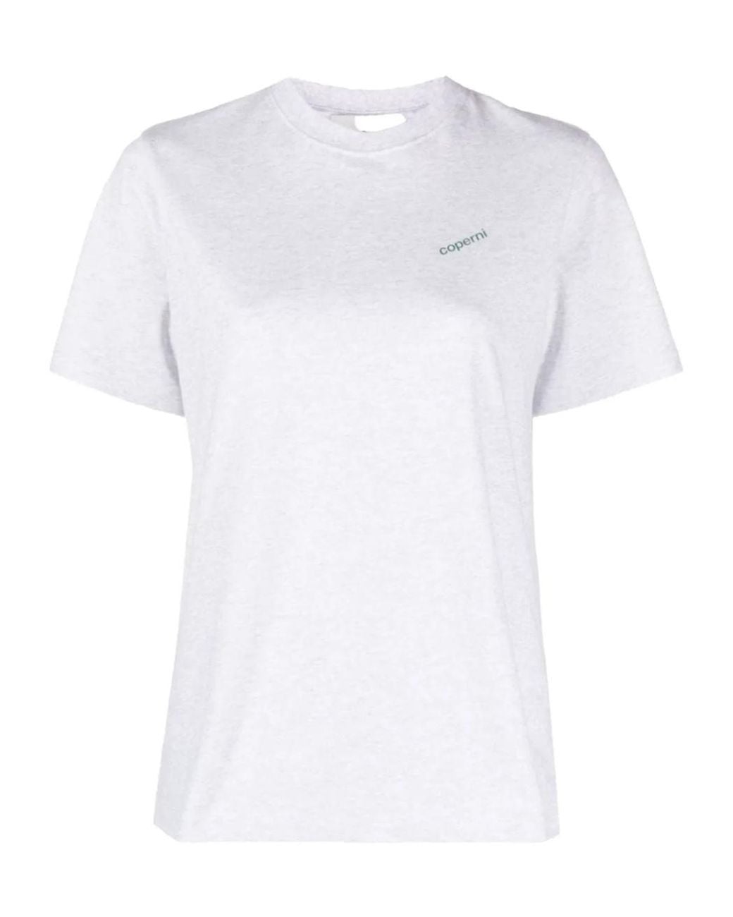 Coperni White Logo-Embellished T-Shirt