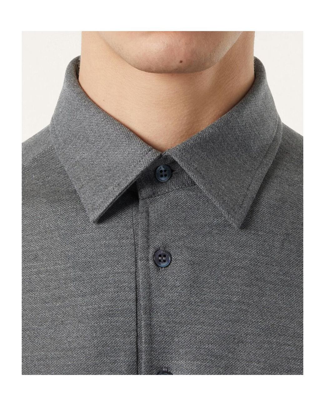 Loro Piana Gray Colmegna Polo Shirt for men