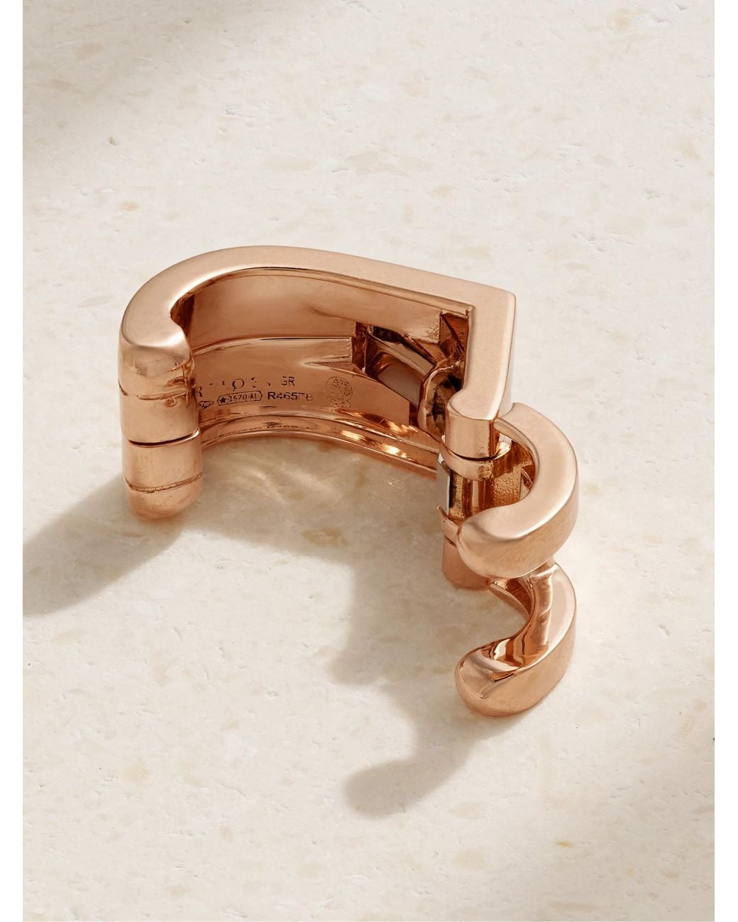 Repossi Pink 18-Karat Rose Ear Cuff