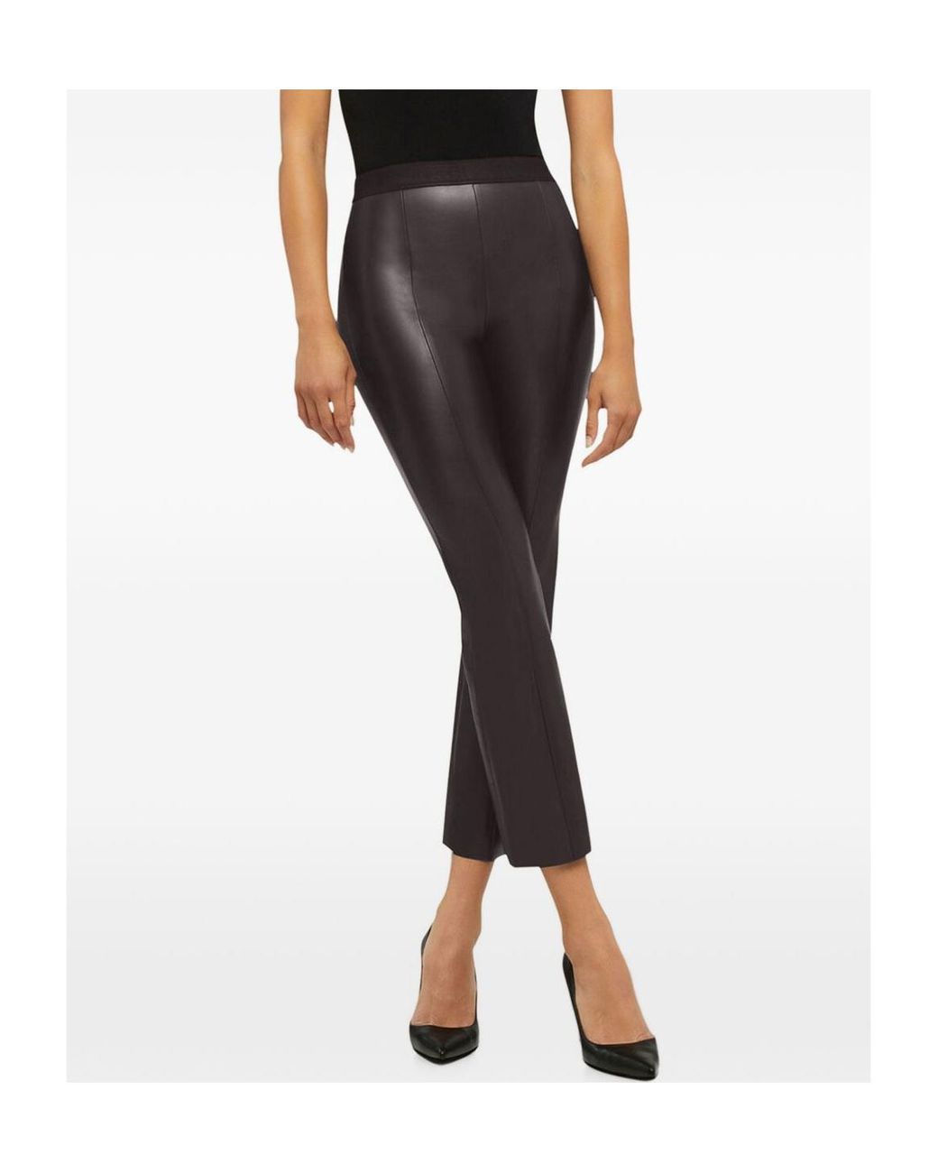 Wolford Gray Jenna Straight-Leg Trousers