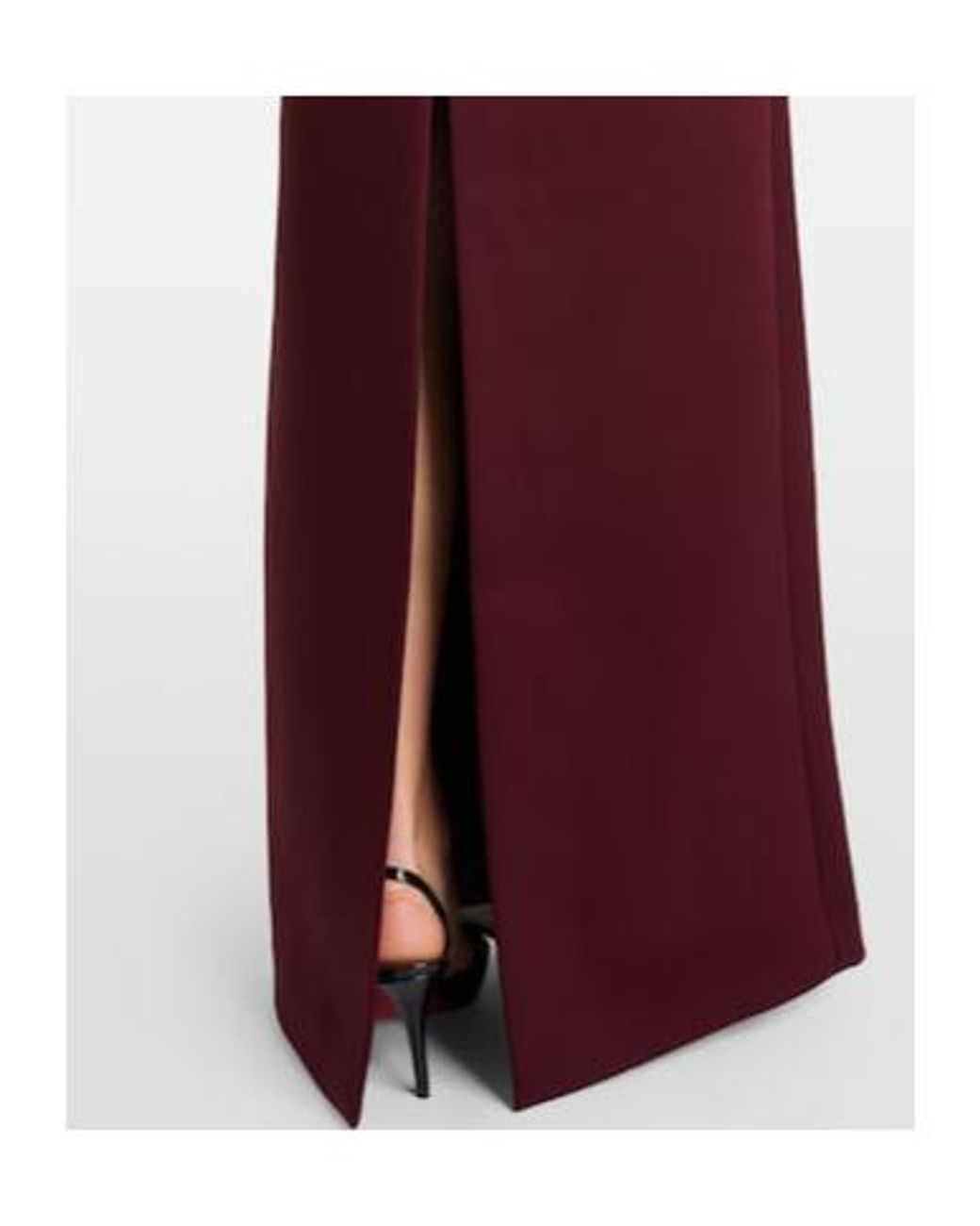 Rebecca Vallance Purple Alora Embellished Corset Gown