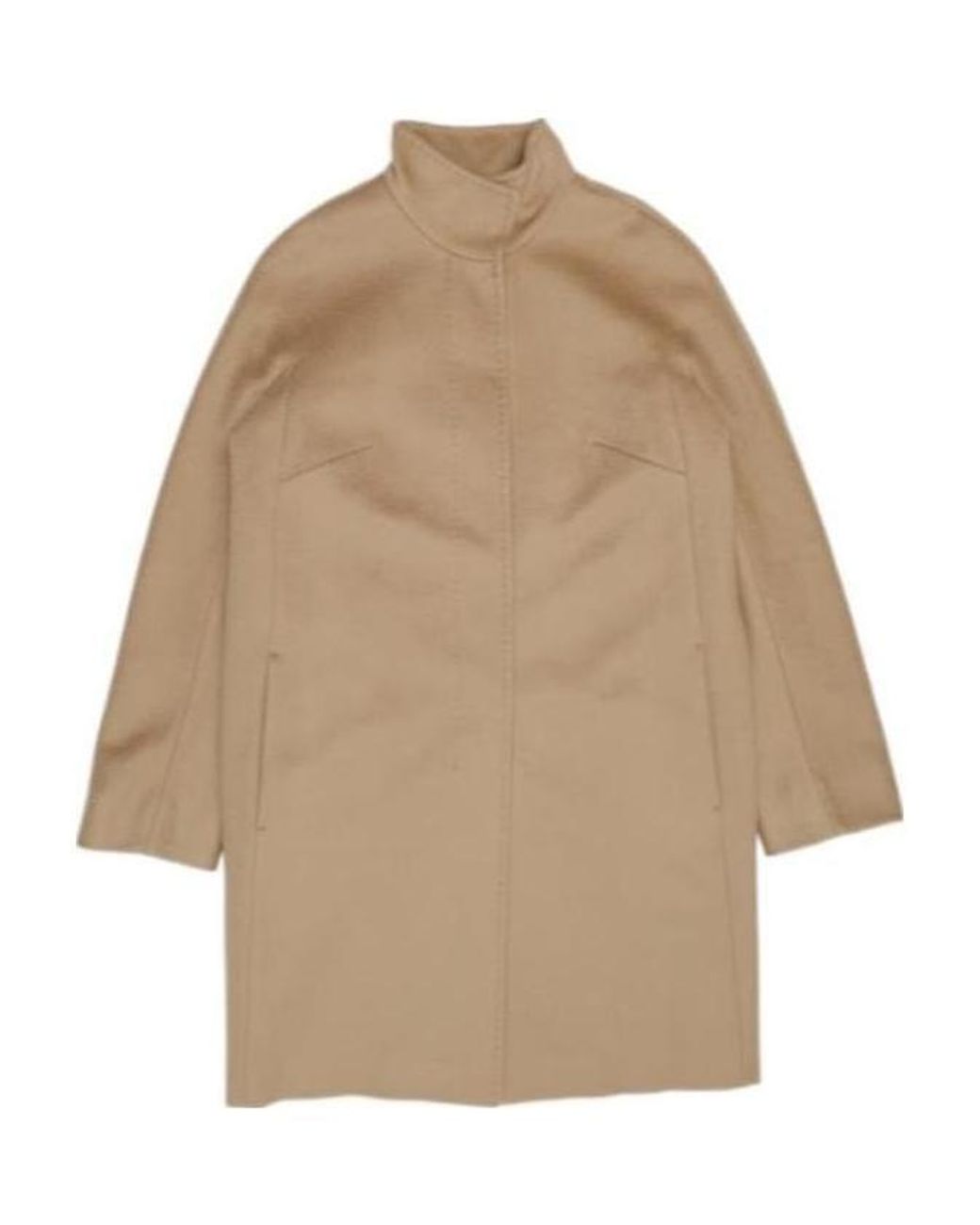 Max Mara Natural Melina Logo Coat