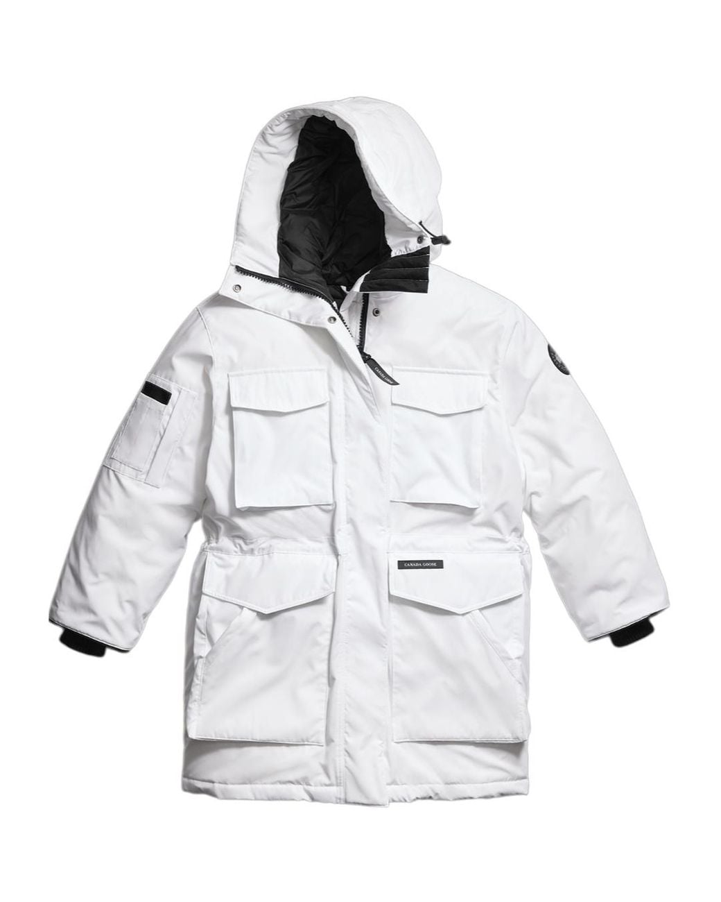 Canada Goose White Erie Disc Down Jacket