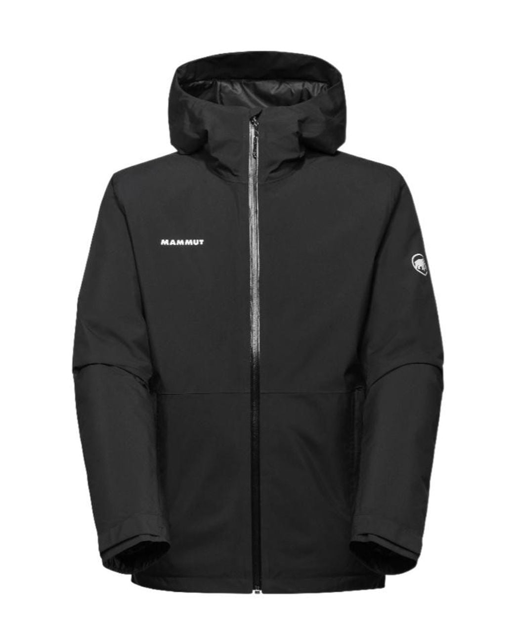 Mammut Black Linard Hs Thermo Hooded Jacket for men