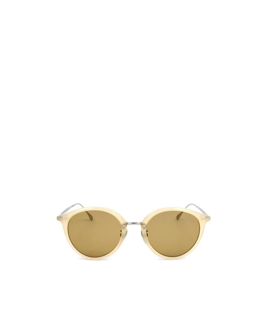 Isabel Marant Metallic Oval Frame Sunglasses