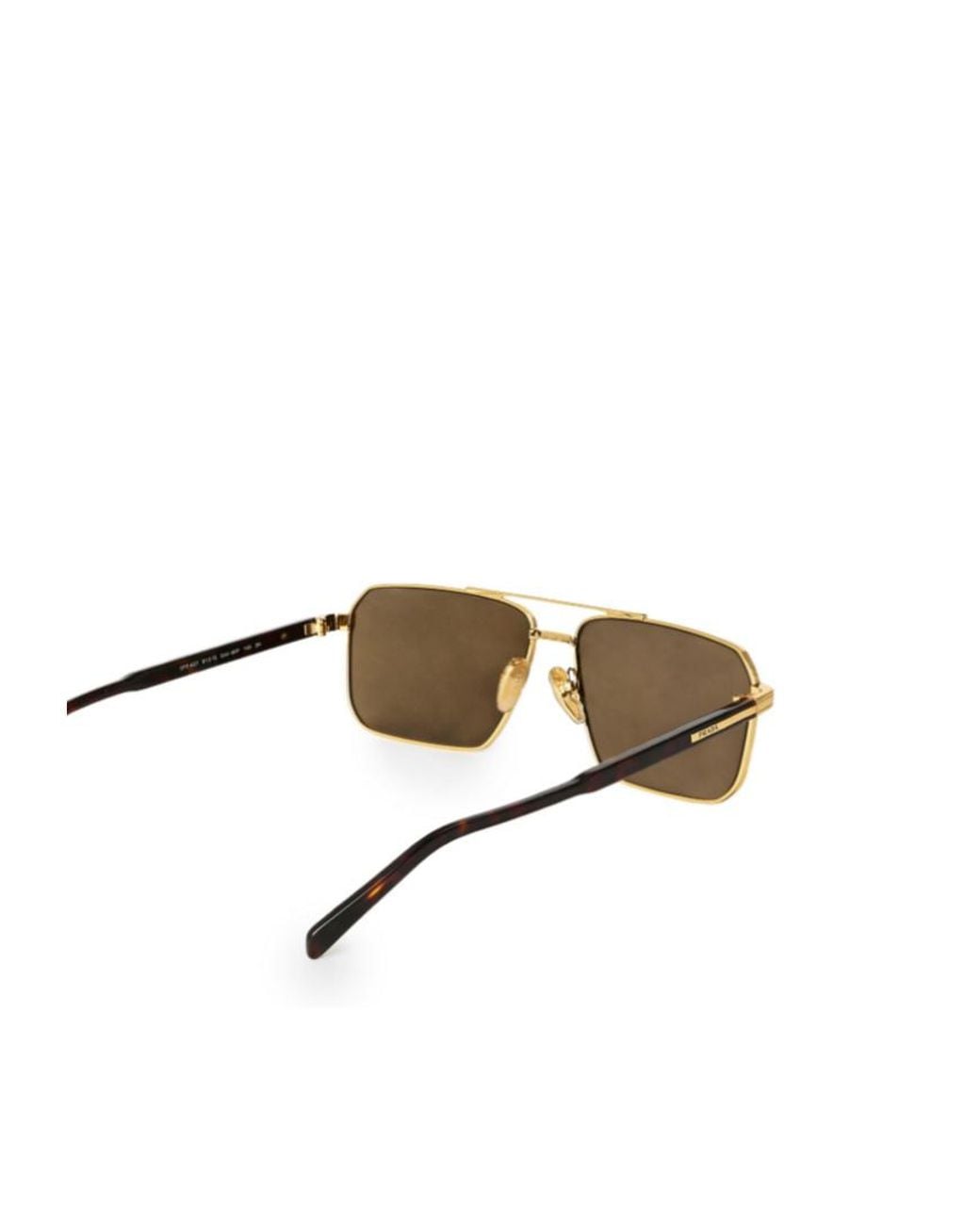 Prada White Square Sunglasses for men
