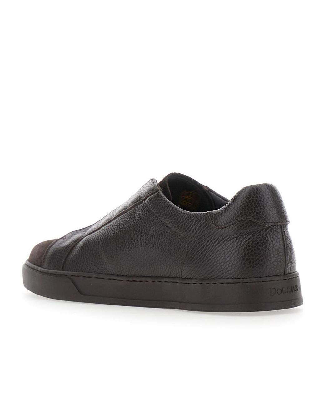 Doucal's Black Spencer Slip-On Low-Top Sneakers for men