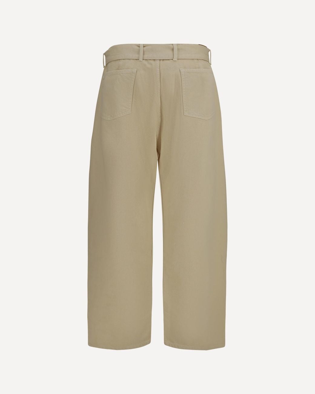 Magda Butrym Natural Straight-Leg Casual Trousers