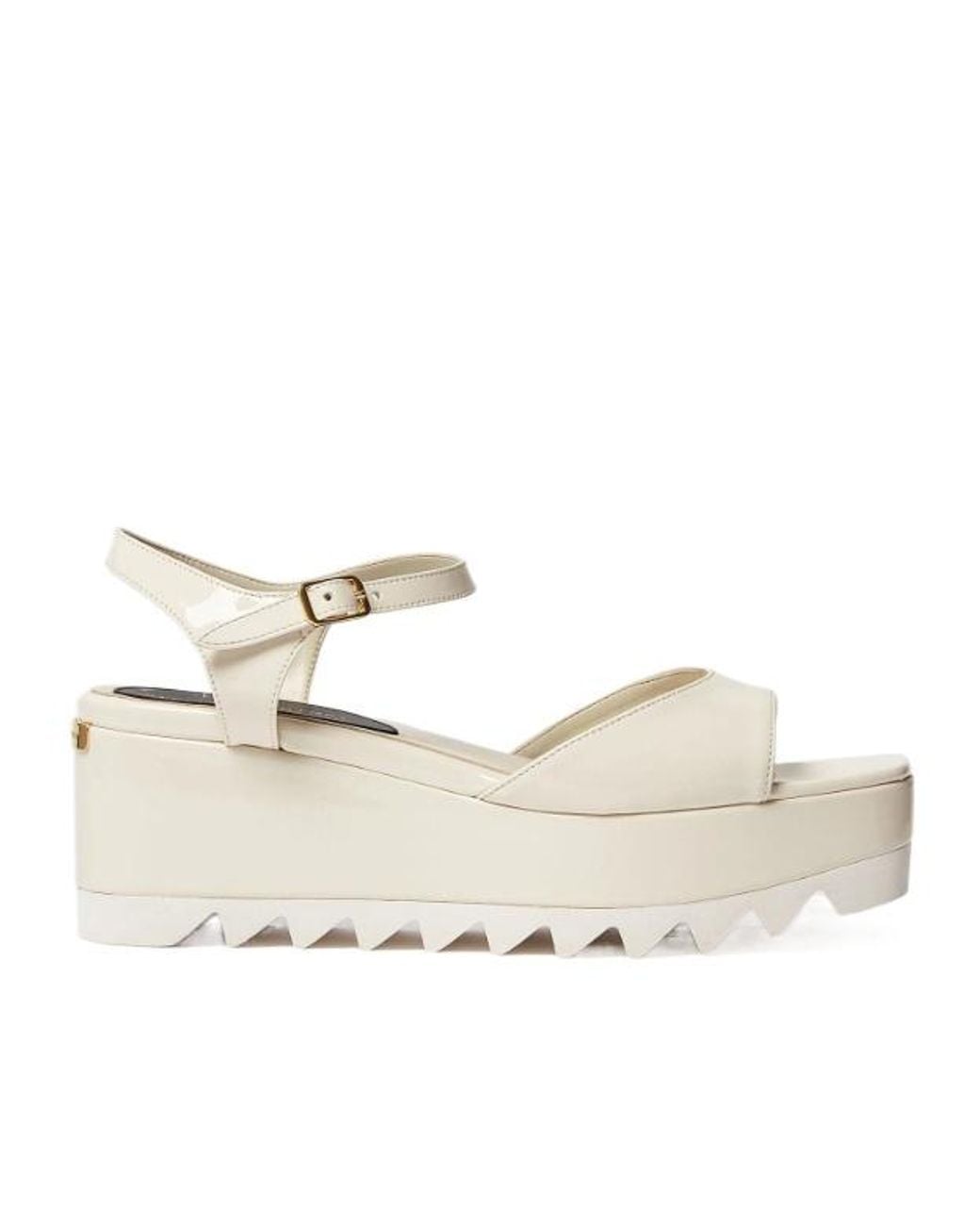Stella McCartney Natural Elyse Platform Heeled Sandals