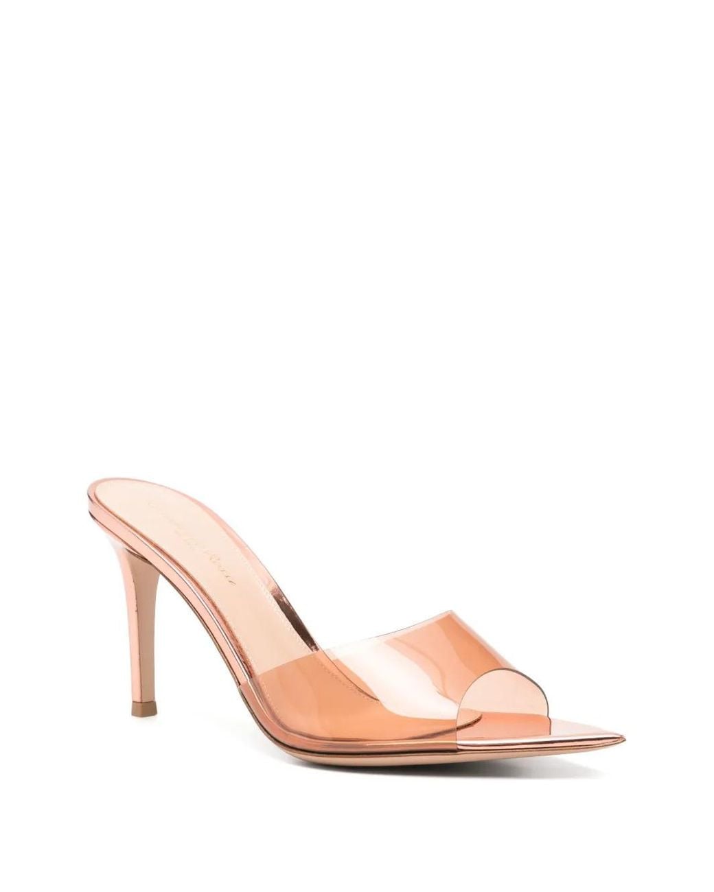 Gianvito Rossi Pink Elle Open-Toe Heeled Sandals