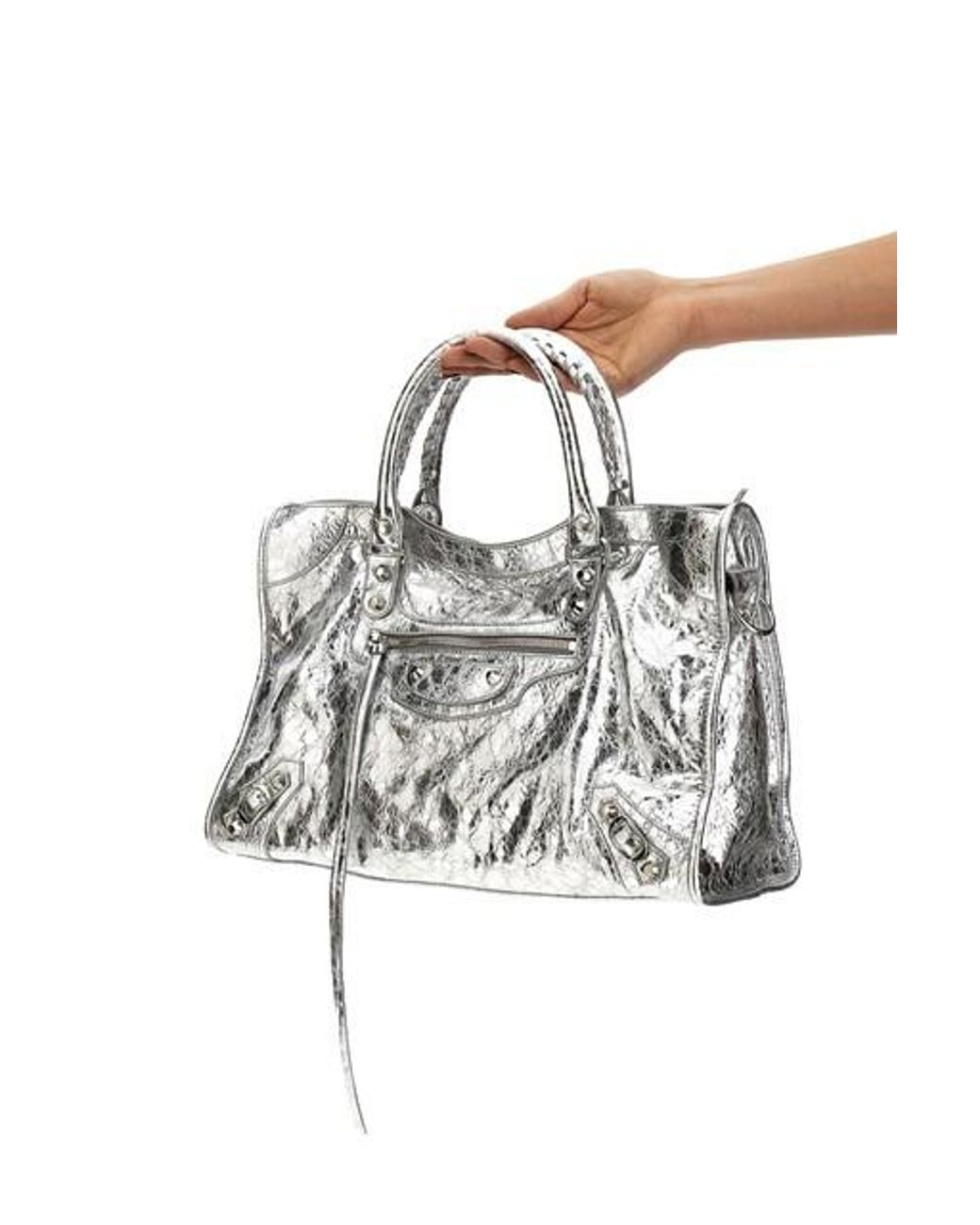 Balenciaga Gray Le City Medium Handbag