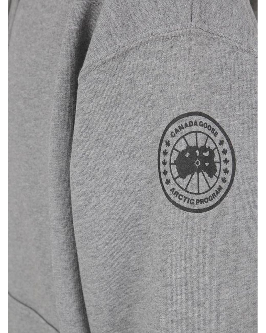 Canada Goose Gray Rove Full Zip Hoodie for men