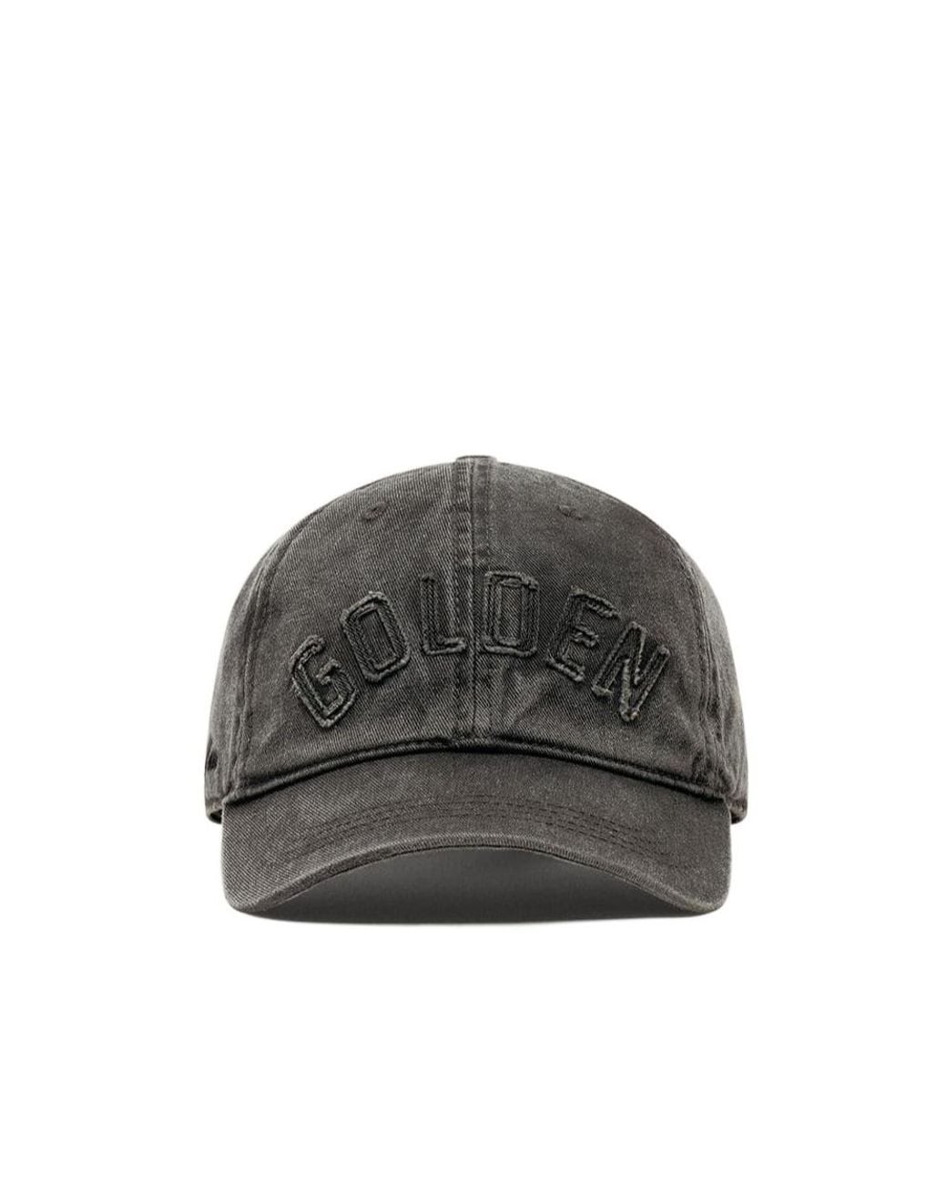 Golden Goose Deluxe Brand Gray Logo Detailed Baseball Cap for men