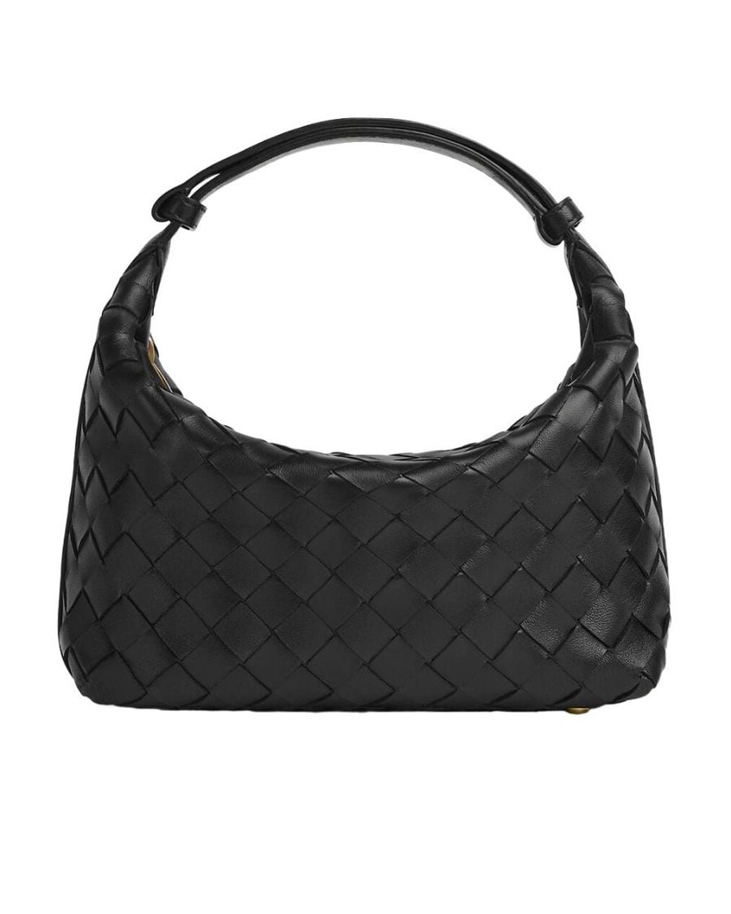 Bottega Veneta Black Wallace Mini Shoulder Bag