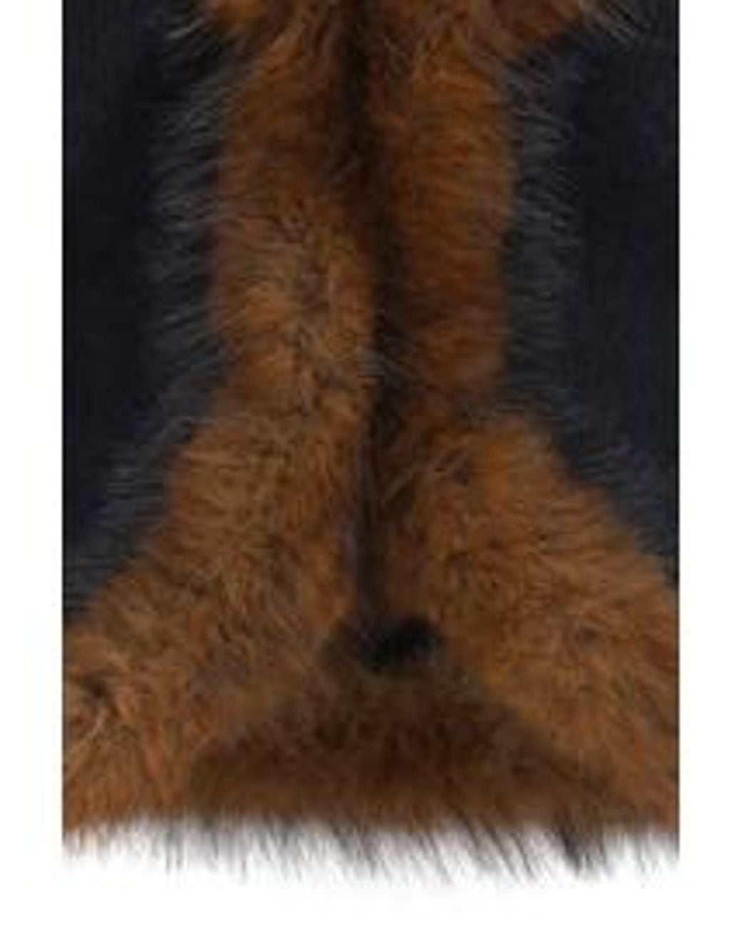 Self-Portrait Black Faux Fur Trim Cardigan