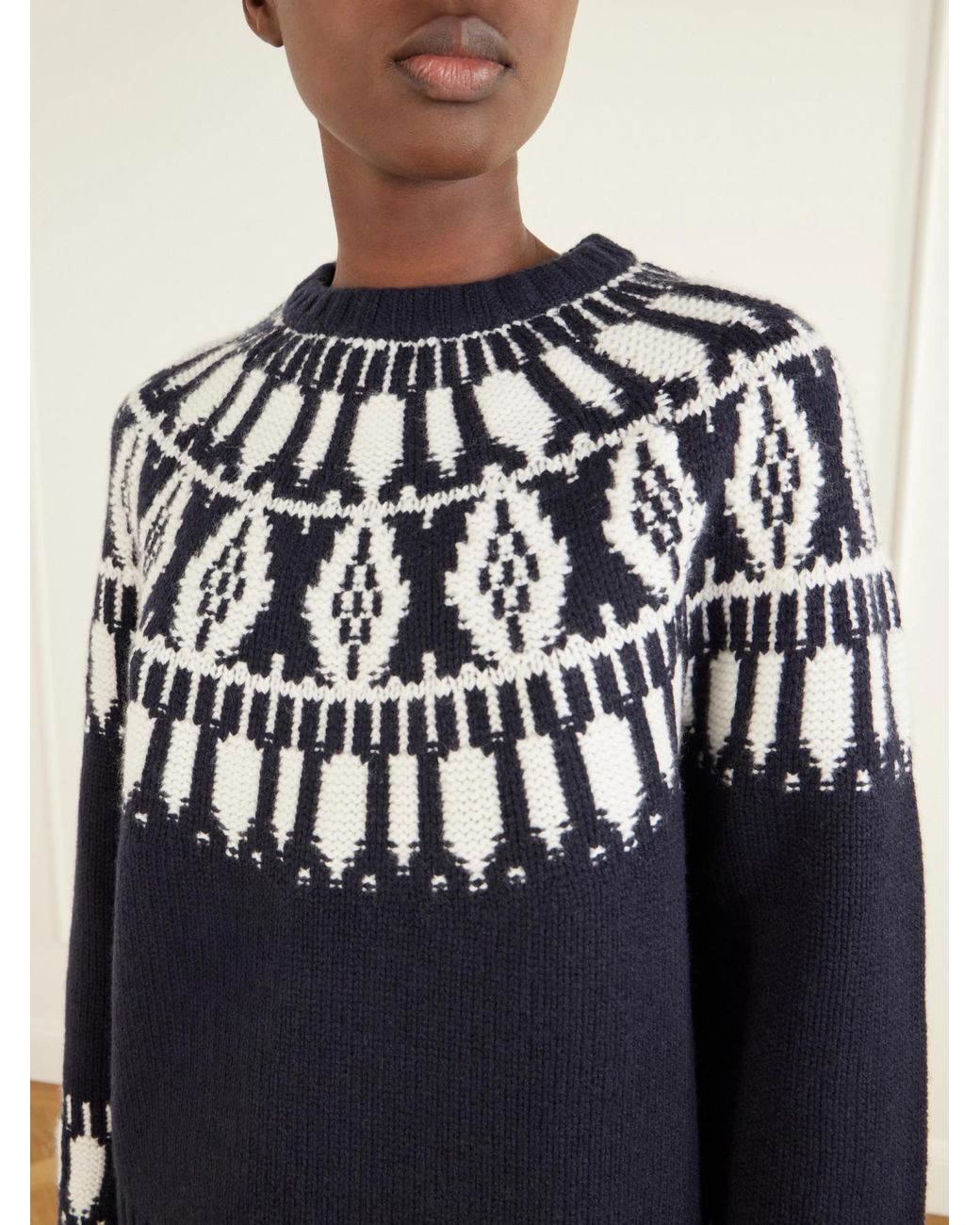 arch4 Black Jackson Fair Isle Cashmere Sweater