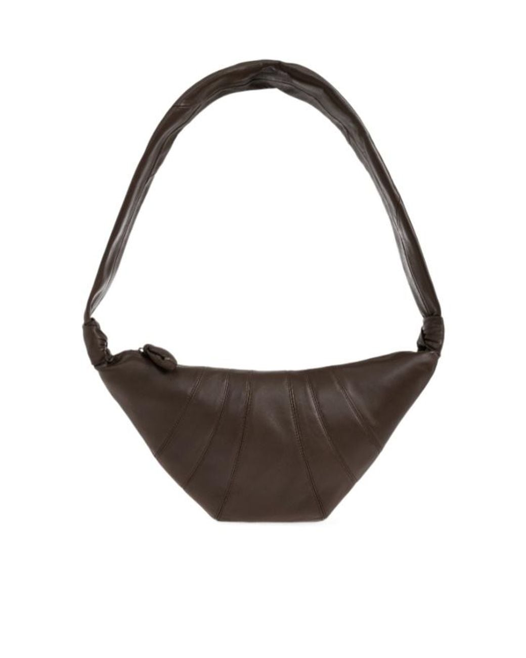 Lemaire Brown Croissant Medium Shoulder Bag for men