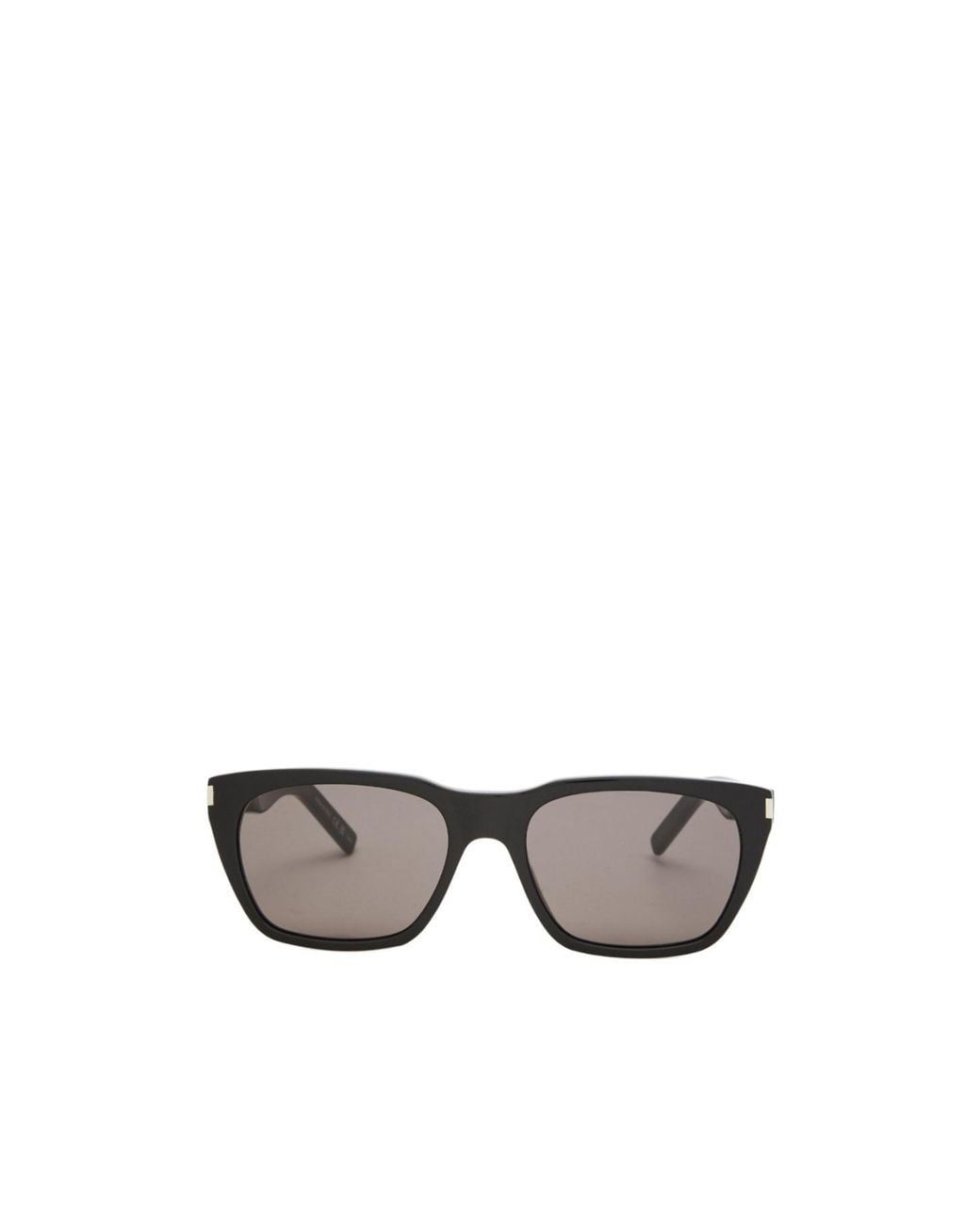 Saint Laurent Black Thick-Frame Cat's Eye Sunglasses for men