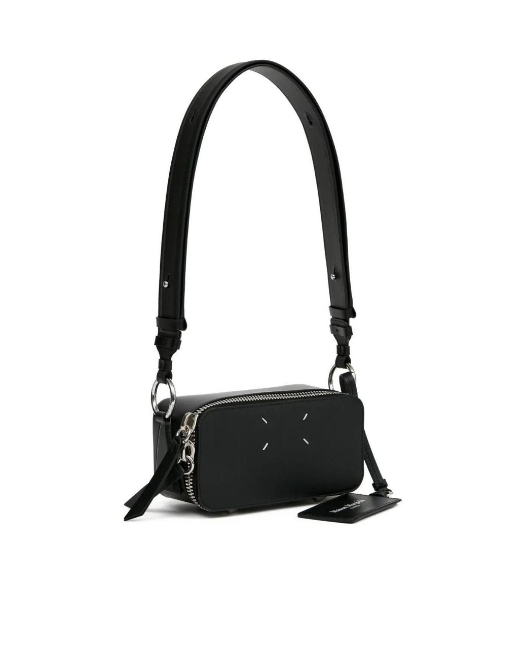 Maison Margiela Black Doll Zipped Small Tote Bag