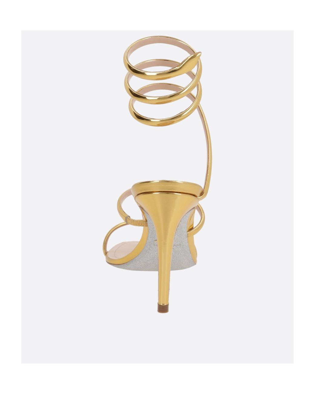 Rene Caovilla Metallic René Caovilla Cleo Wraparound Sandals