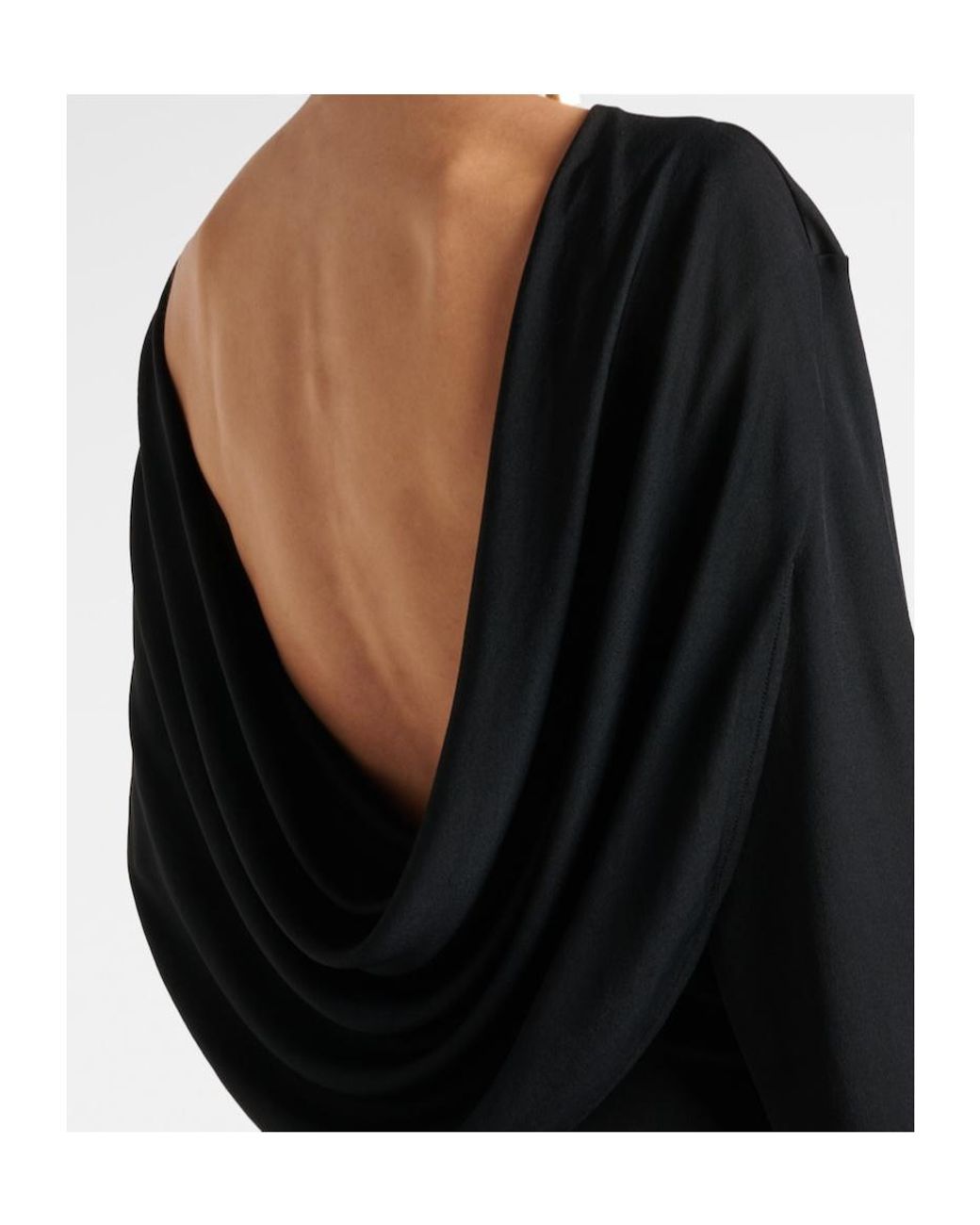 Jacquemus Black Long-Sleeved Dress