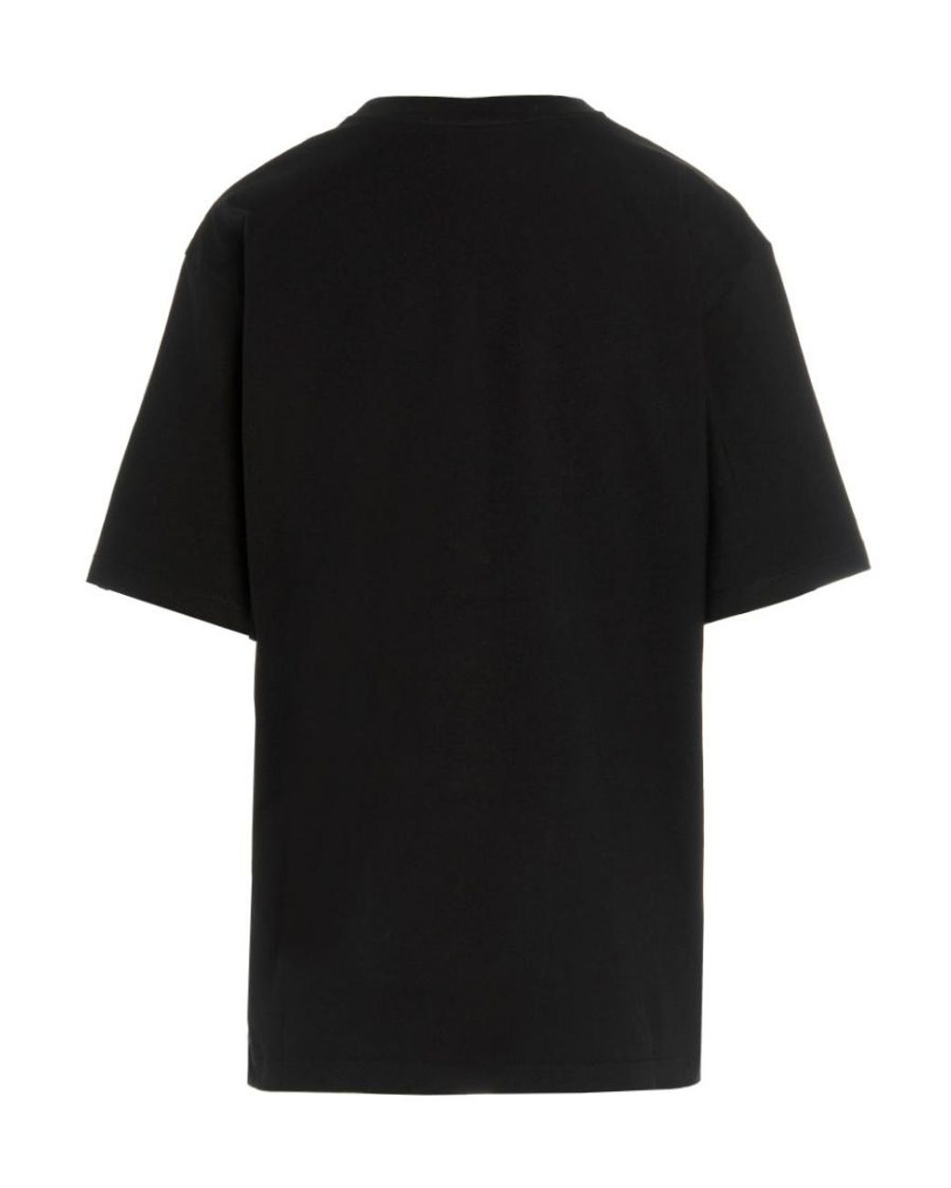 MSGM Black Logo Printed T-Shirt