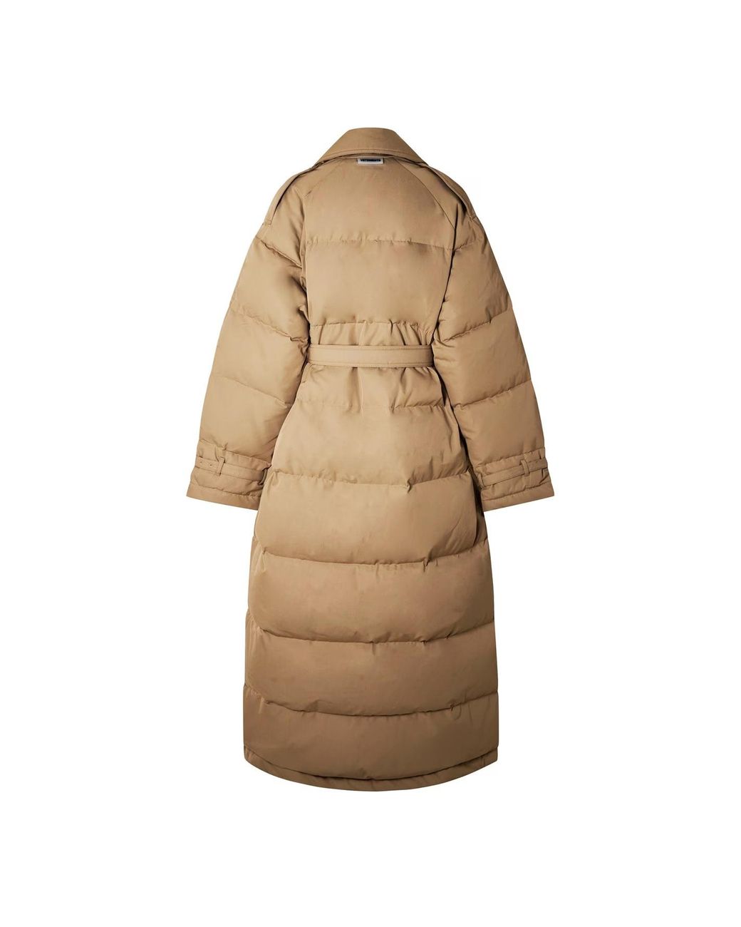Vetements Natural Puffer Trench Coat