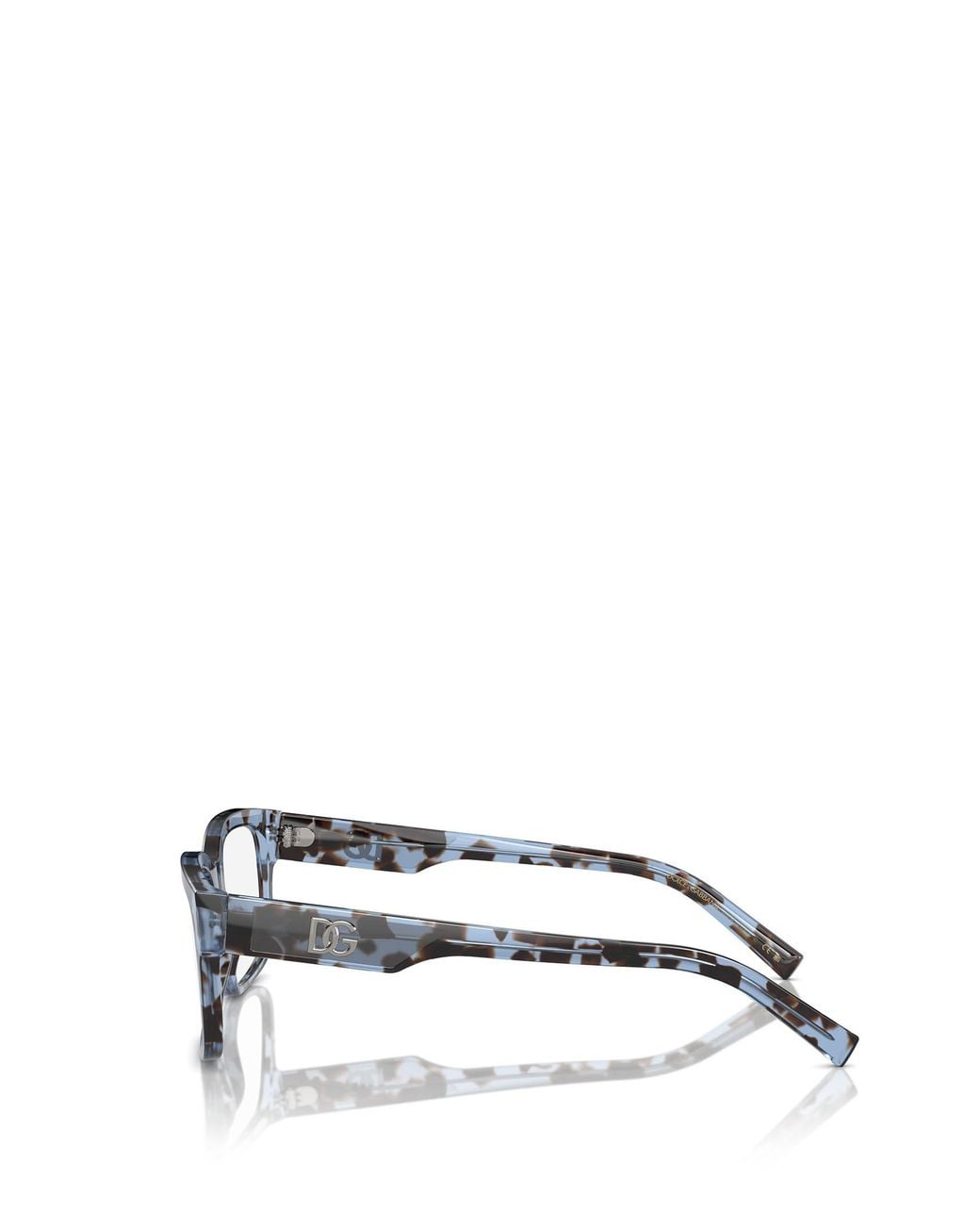 Dolce & Gabbana White Eyewear Rectangular Frame Glasses for men